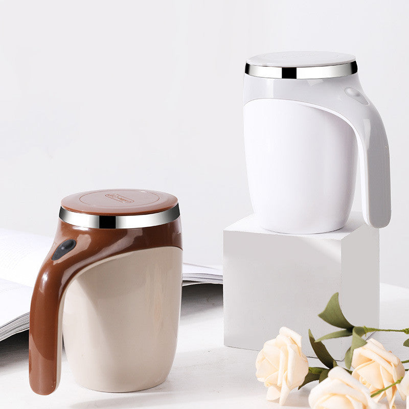 Self-Stirring Coffee Mug – Rechargeable Electric Mixing Cup