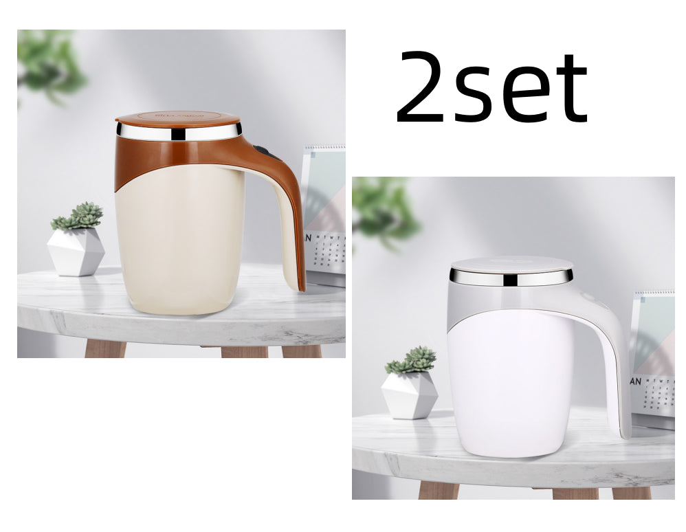 Self-Stirring Coffee Mug – Rechargeable Electric Mixing Cup