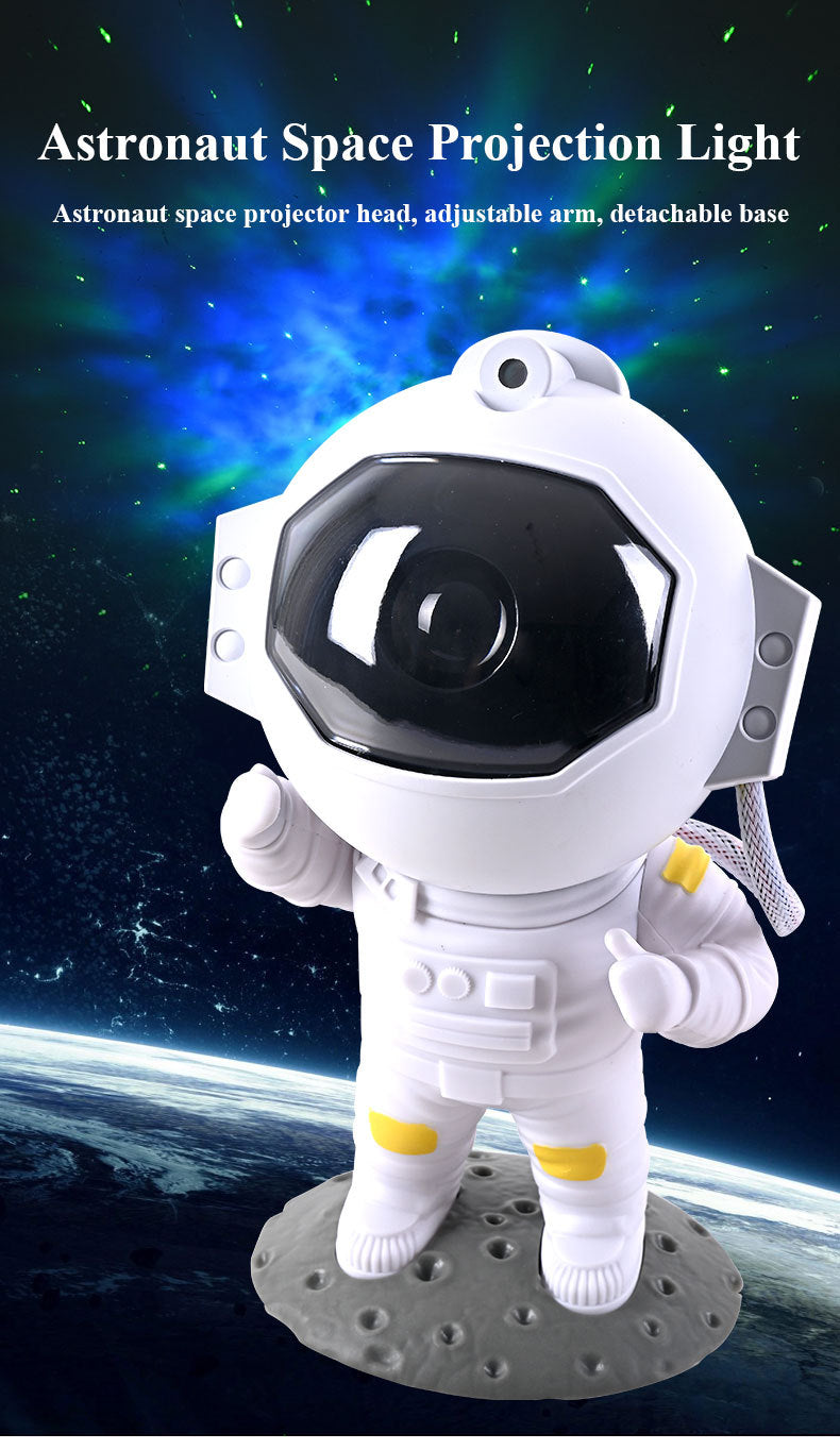 Astronaut Galaxy Projector – LED Starry Night Light