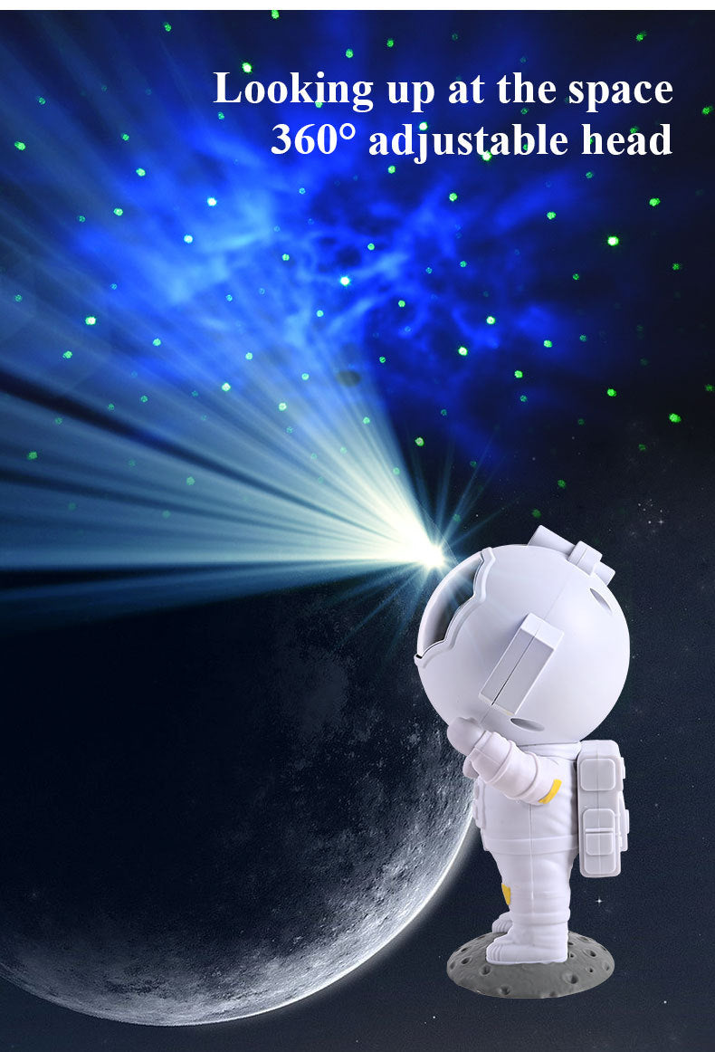 Astronaut Galaxy Projector – LED Starry Night Light