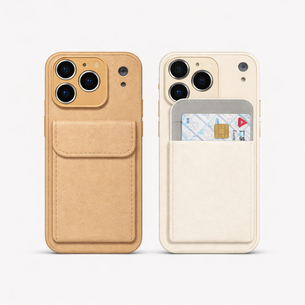 Leather Wallet Case for iPhone – Card Holder Cover