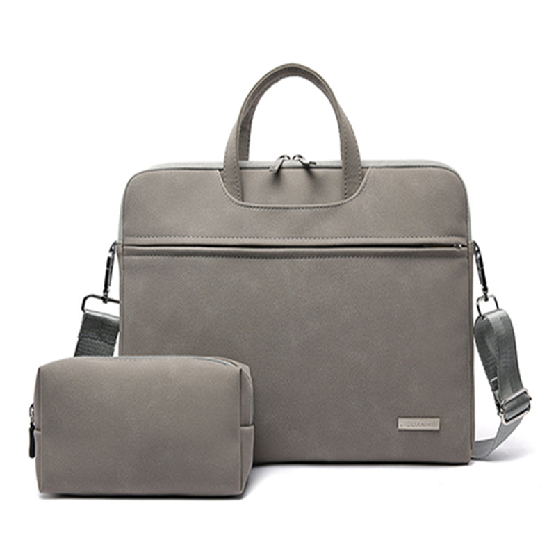 PU Leather Laptop Bag – 13–15.6” Women’s Briefcase Handbag