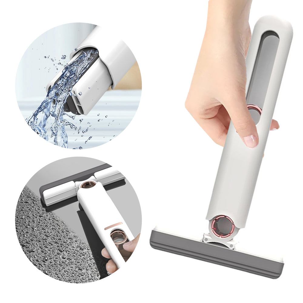 Mini Portable Sponge Mop – Handheld Squeeze Cleaning Tool