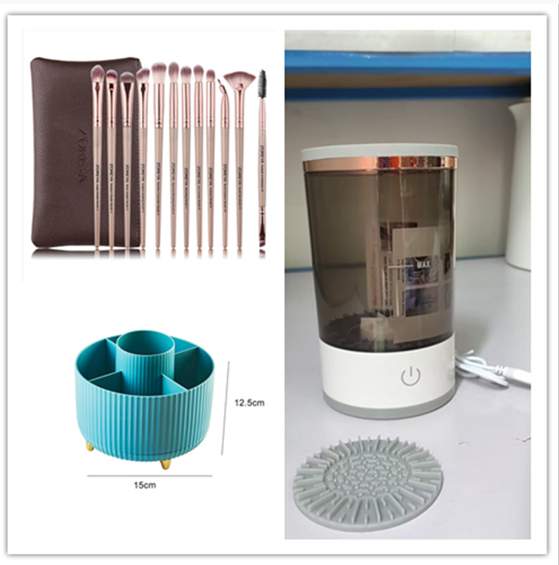 Portable Electric Makeup Brush Cleaner – USB Automatic Cleaner