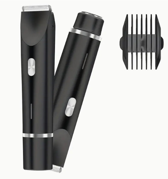 2-in-1 Electric Hair Remover – Wet & Dry Bikini Trimmer USB