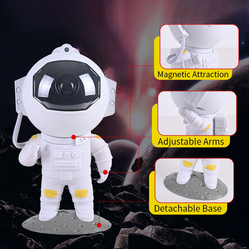 Astronaut Galaxy Projector – LED Starry Night Light