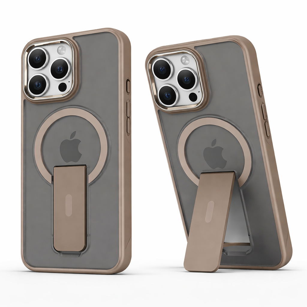 MagSafe Stand Case – Matte Clear Edition