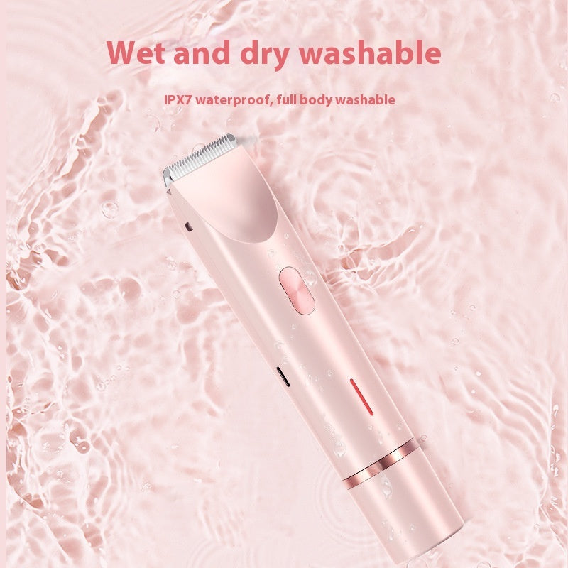 2-in-1 Electric Hair Remover – Wet & Dry Bikini Trimmer USB