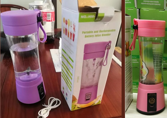 Portable Mini Blender – USB Rechargeable Juice Mixer