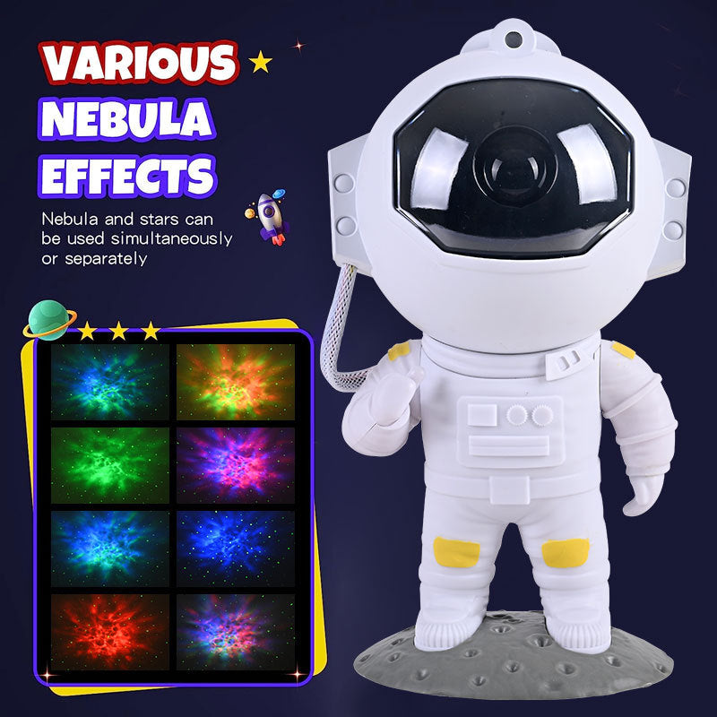 Astronaut Galaxy Projector – LED Starry Night Light