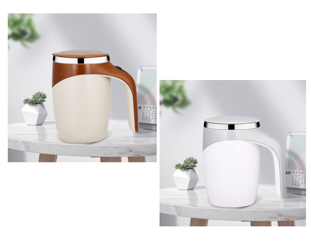 Self-Stirring Coffee Mug – Rechargeable Electric Mixing Cup