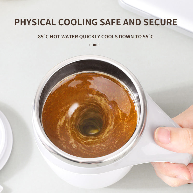 Self-Stirring Coffee Mug – Rechargeable Electric Mixing Cup