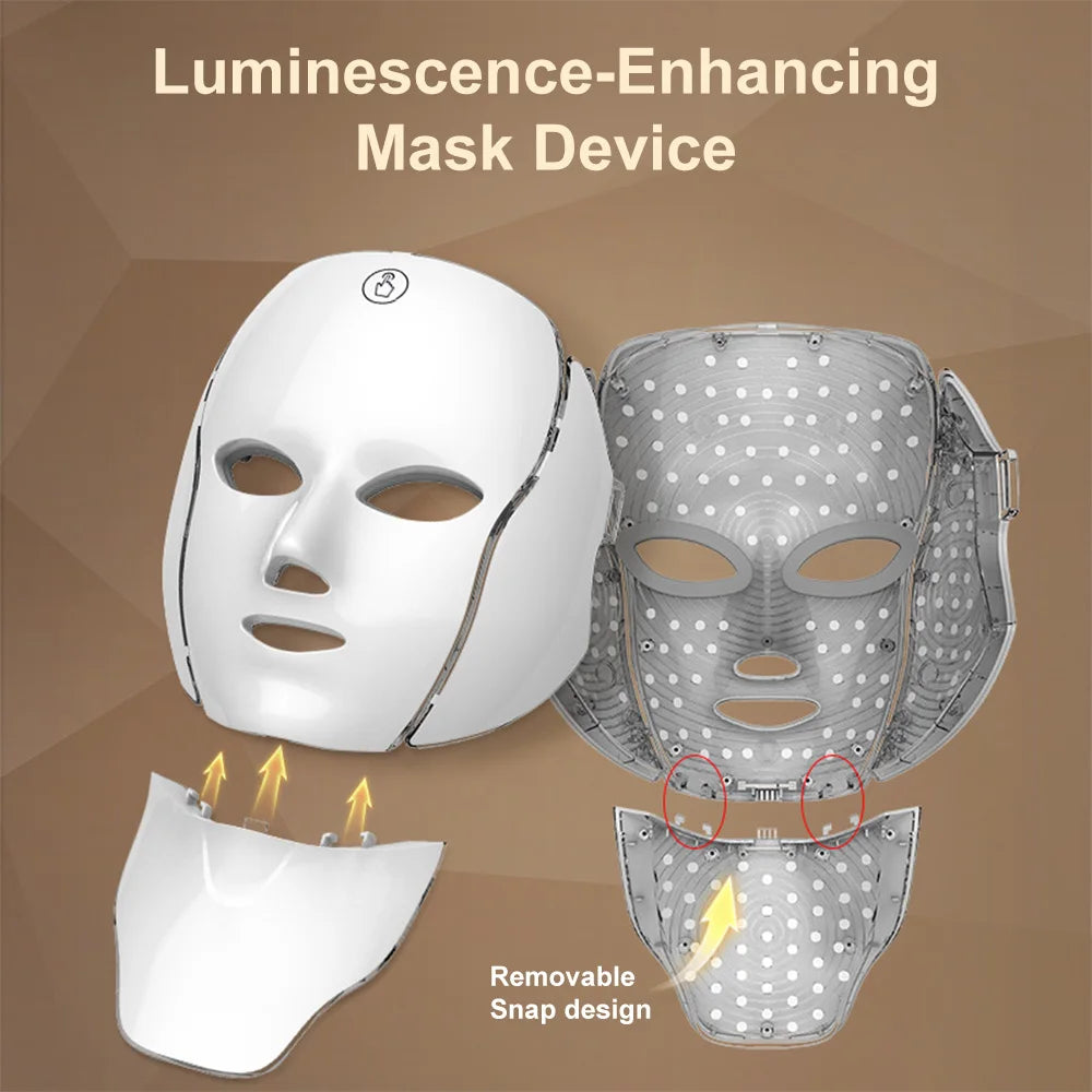 7-Color LED Face Mask – Anti-Aging & Skin Rejuvenation Device