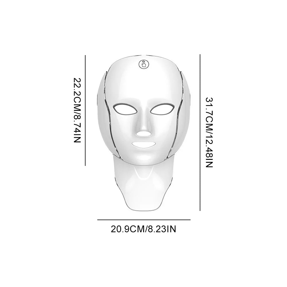 7-Color LED Face Mask – Anti-Aging & Skin Rejuvenation Device