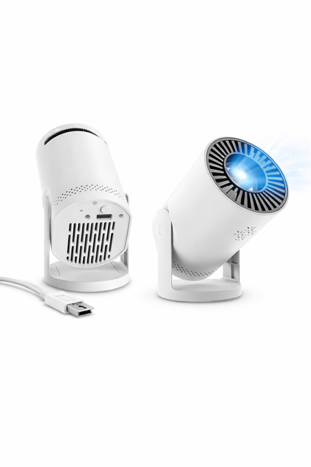 Mini Smart Projector – 1080P HD, WiFi 6 & Bluetooth
