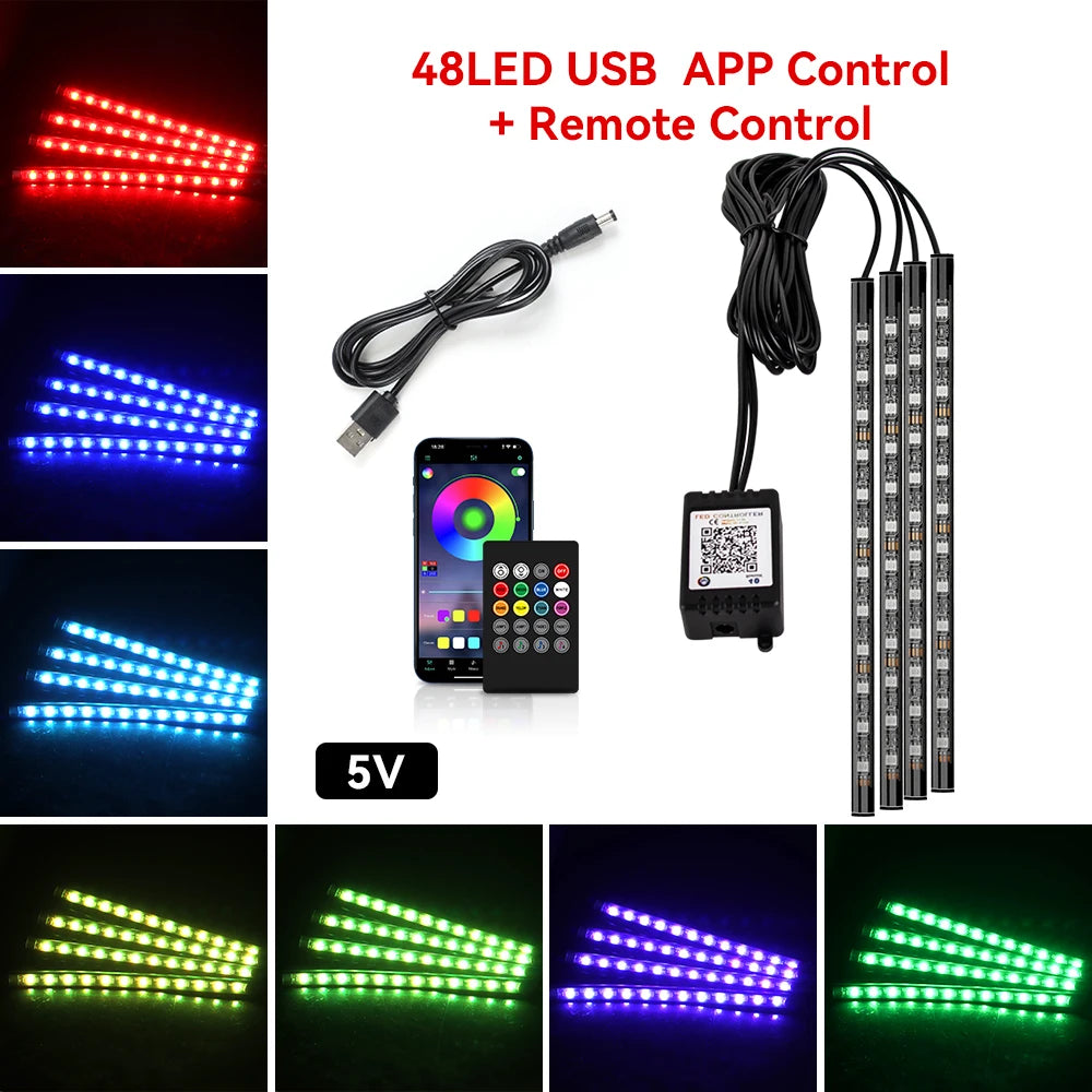 AuraGlow RGB LED – Interior Car Lights