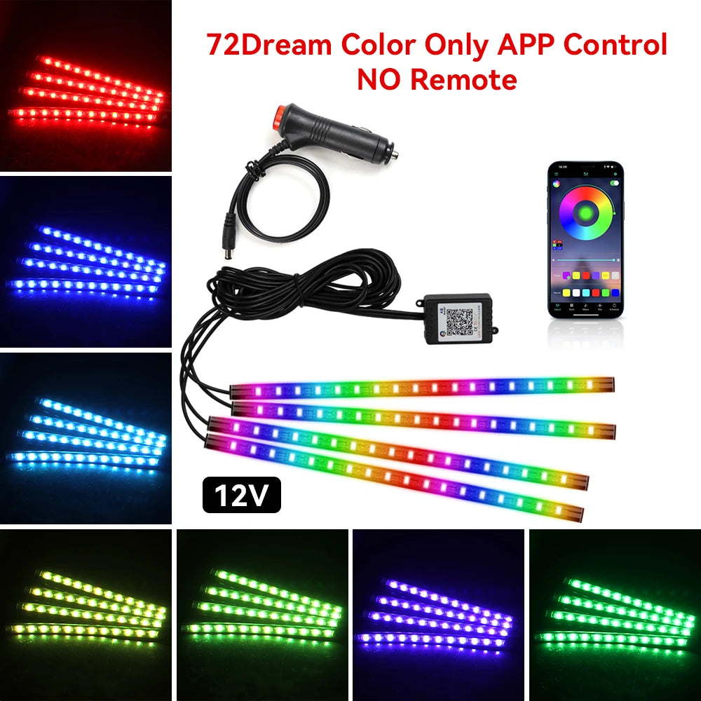 AuraGlow RGB LED – Interior Car Lights