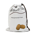 Onion & Potato Storage Bag Large Canvas Drawstring Fresh Keeper