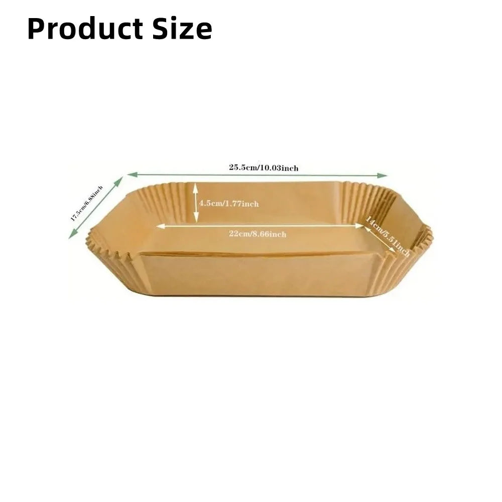 ProChef Air Fryer Liners – Disposable Oilproof Sheets (50/100PCS)