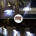 Solar Deck Lights – Outdoor LED Fence & Step Lights (4–12 Pack)