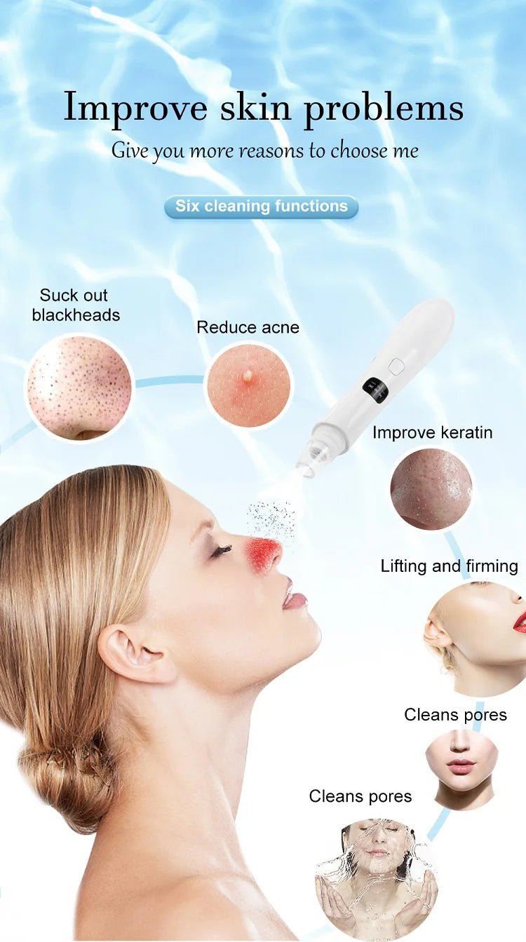 PureVac™ Facial Pore Cleaner – 3-Mode Blackhead Remover