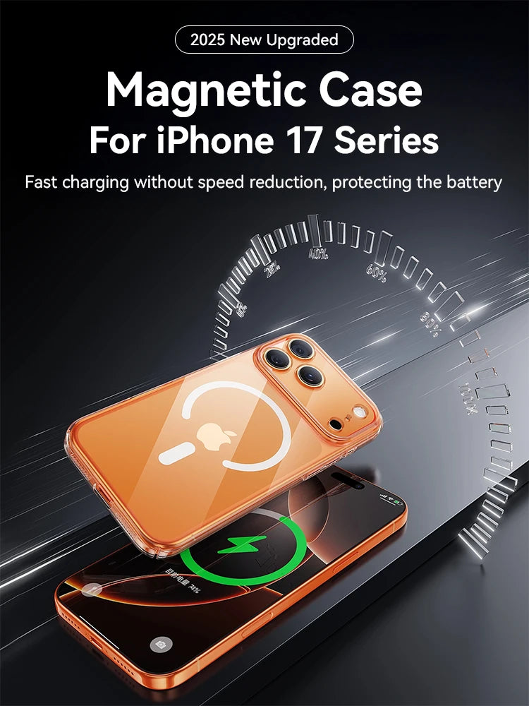 Ultra Clear Magnetic Case for iPhone 17 Pro Max