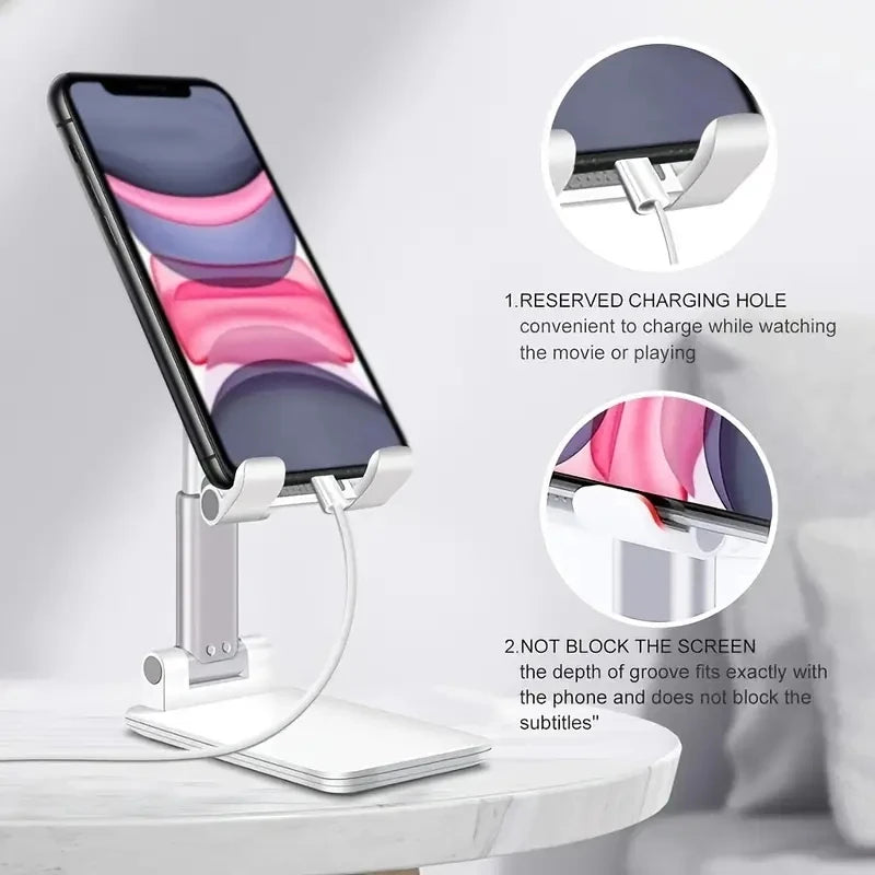 Adjustable Phone & Tablet Stand – Universal Desktop Holder