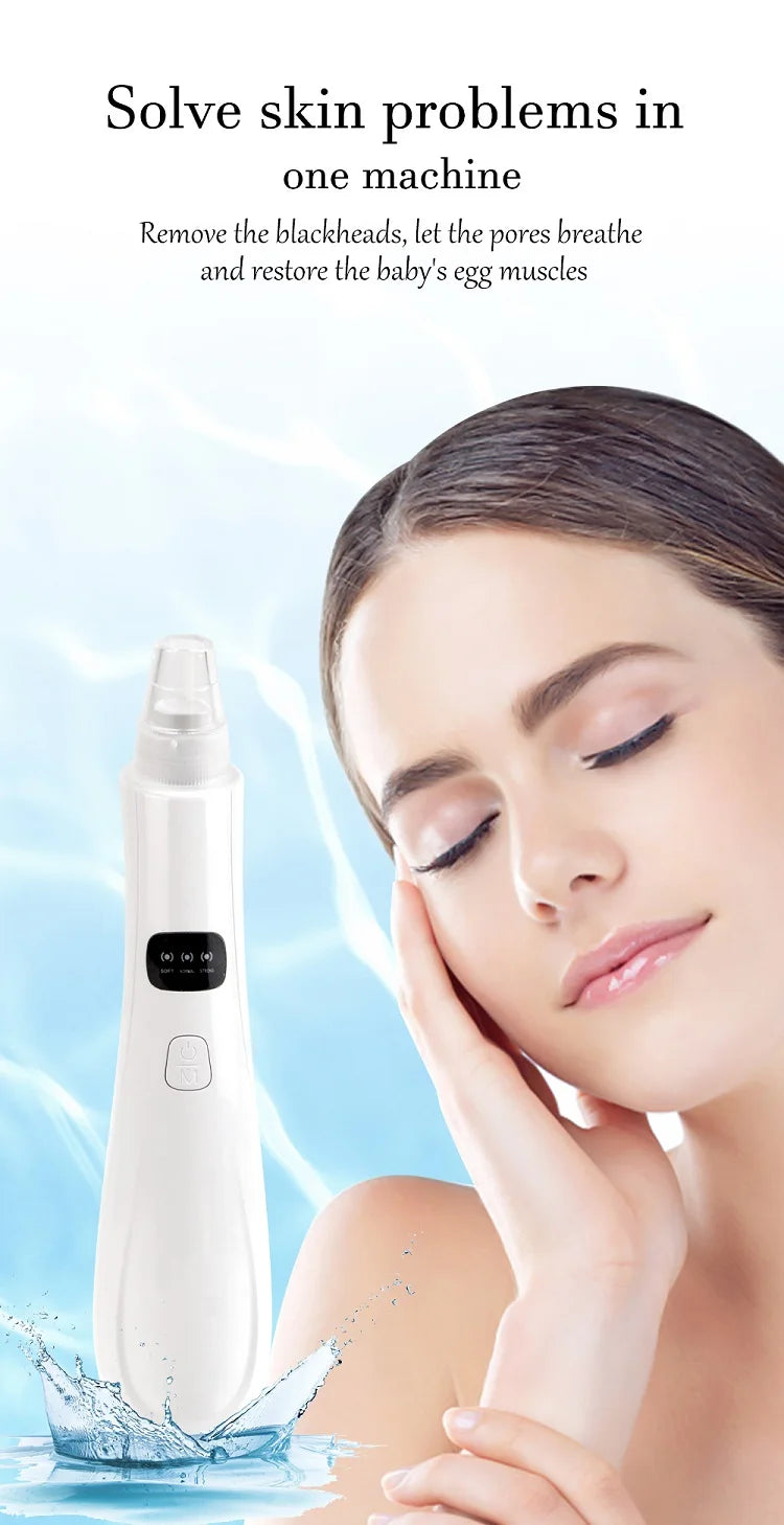 PureVac™ Facial Pore Cleaner – 3-Mode Blackhead Remover