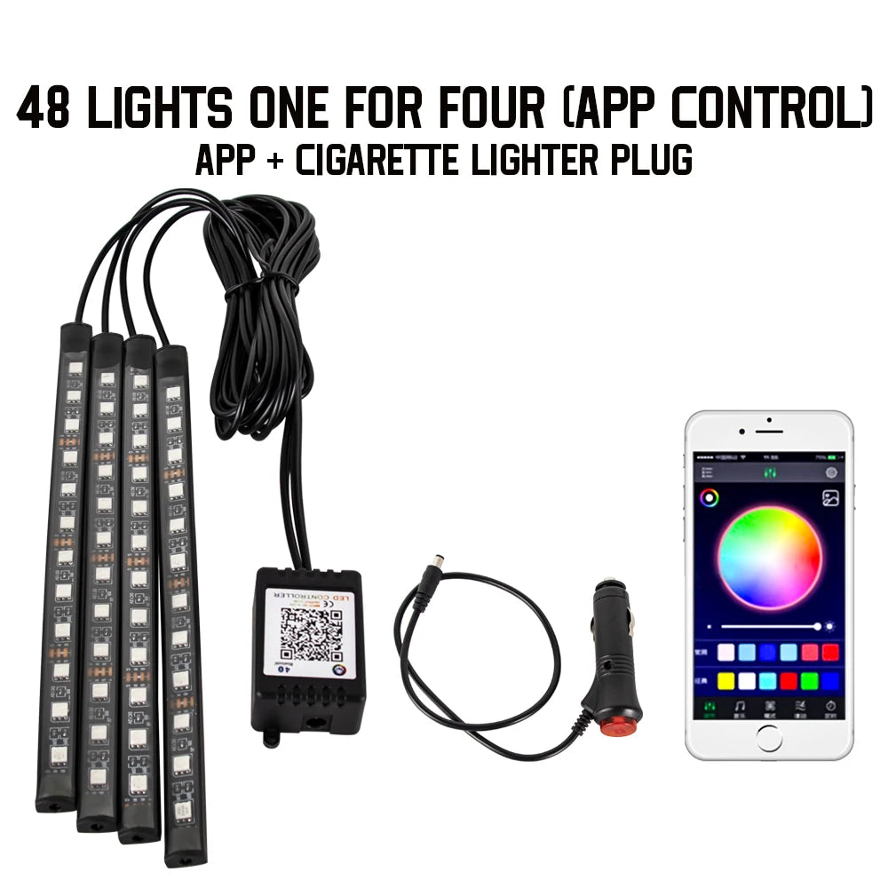 AuraGlow RGB LED – Interior Car Lights