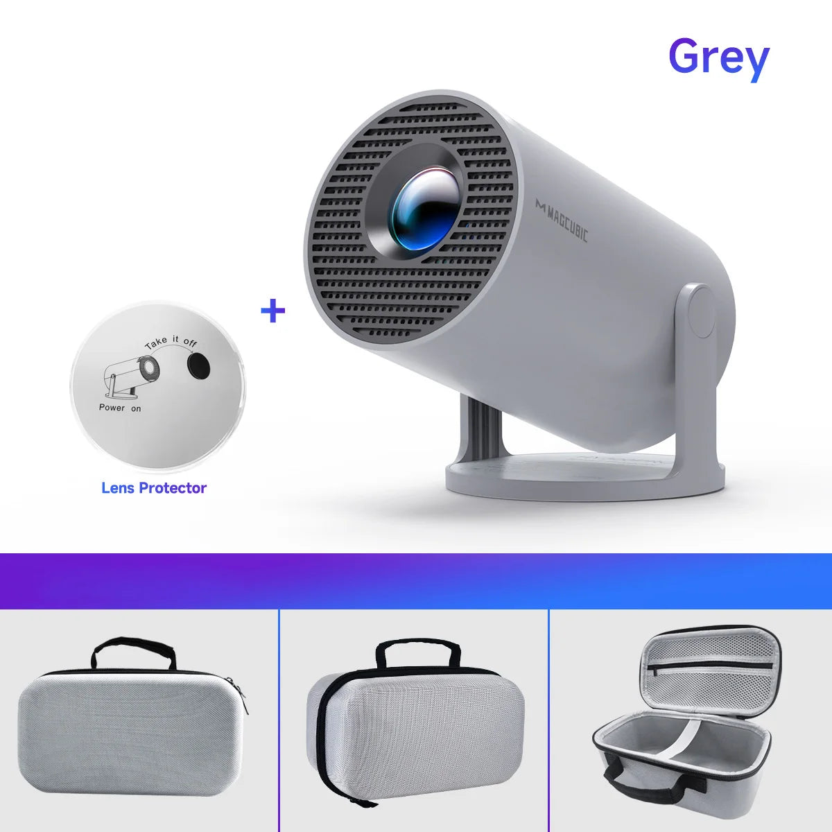 HY300 Pro Mini Projector – 1080P, WiFi 6 & Bluetooth (Android 14)
