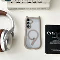 S26 Mansion Cat Ear Magnetic Case – Clear Premium Edition