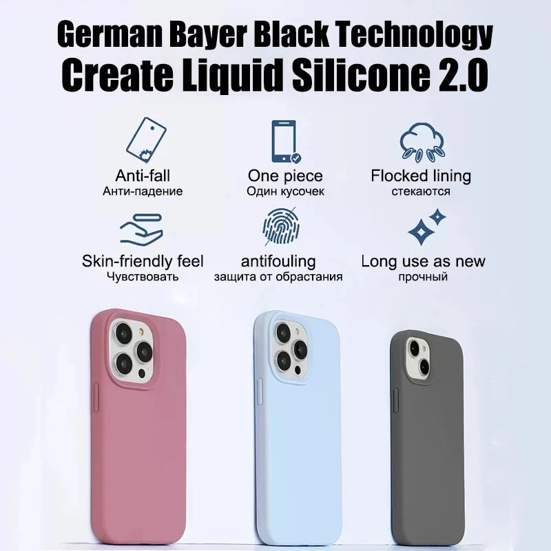 Luxury Shockproof Silicone Case – iPhone