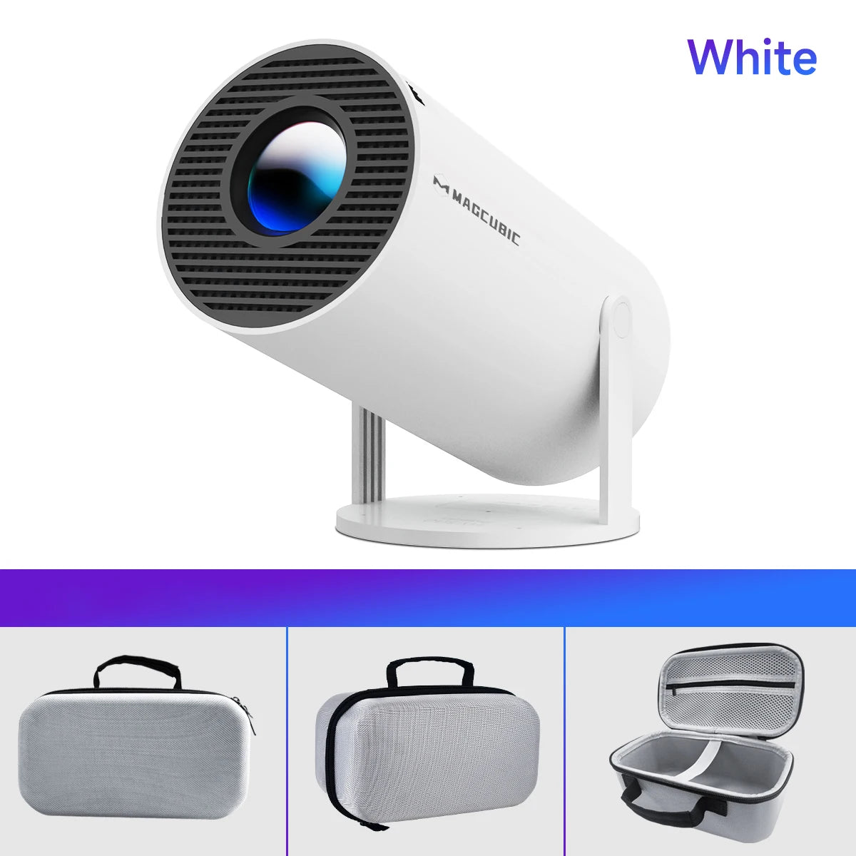 HY300 Pro Mini Projector – 1080P, WiFi 6 & Bluetooth (Android 14)