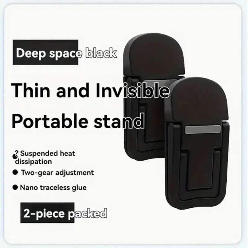 2PCS Foldable Laptop Stand – Adjustable Portable Notebook Riser