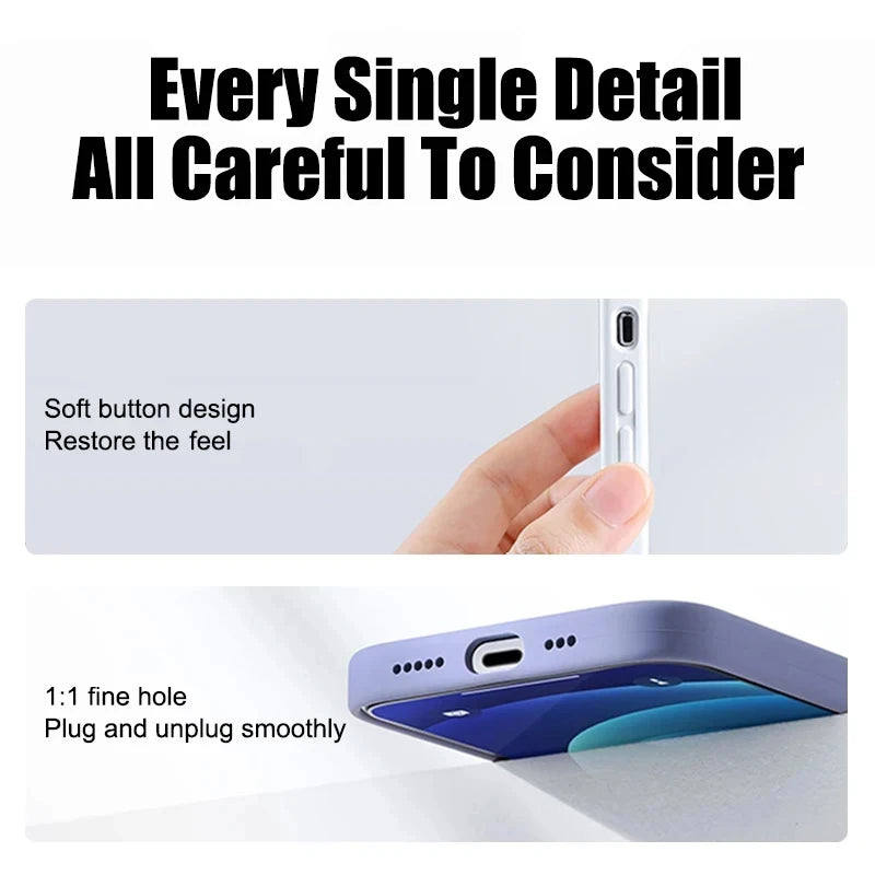 Luxury Shockproof Silicone Case – iPhone