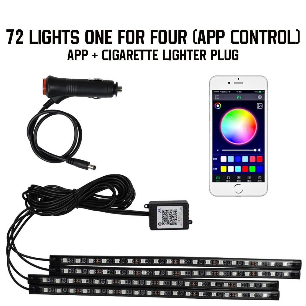 AuraGlow RGB LED – Interior Car Lights