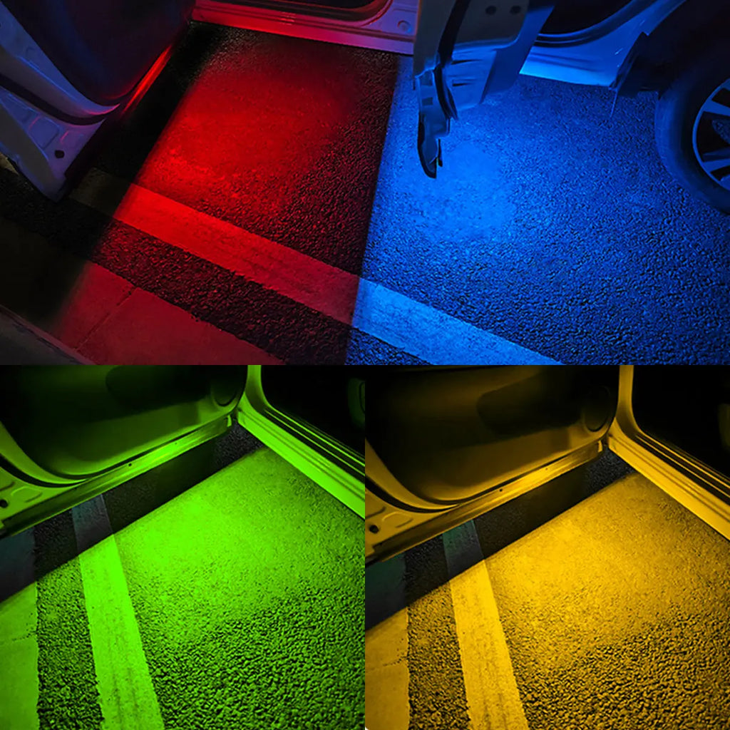 2 pcs RGB Car Door Glow Lights – Wireless Set