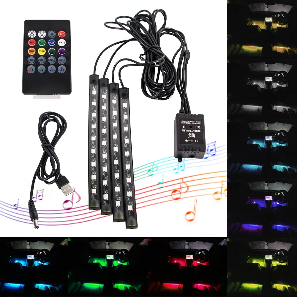 AuraGlow RGB LED – Interior Car Lights