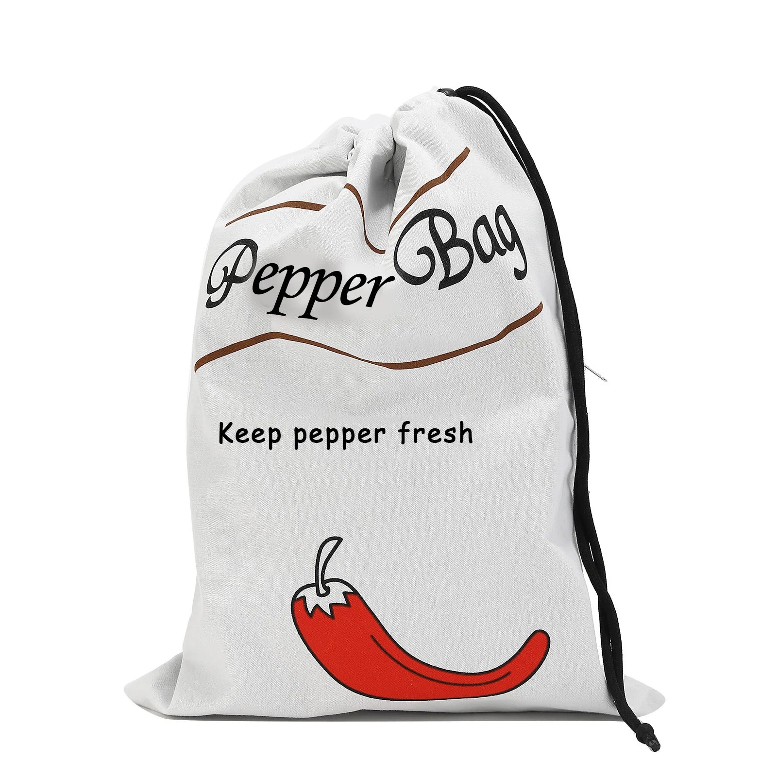 Onion & Potato Storage Bag Large Canvas Drawstring Fresh Keeper