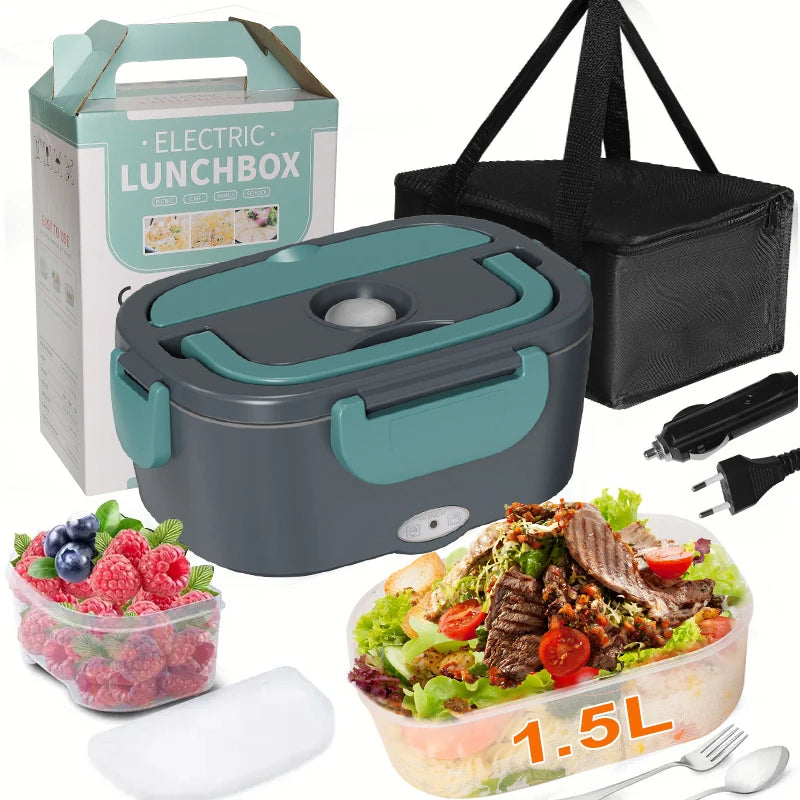 Electric Heated Lunch Box – Portable Food Warmer