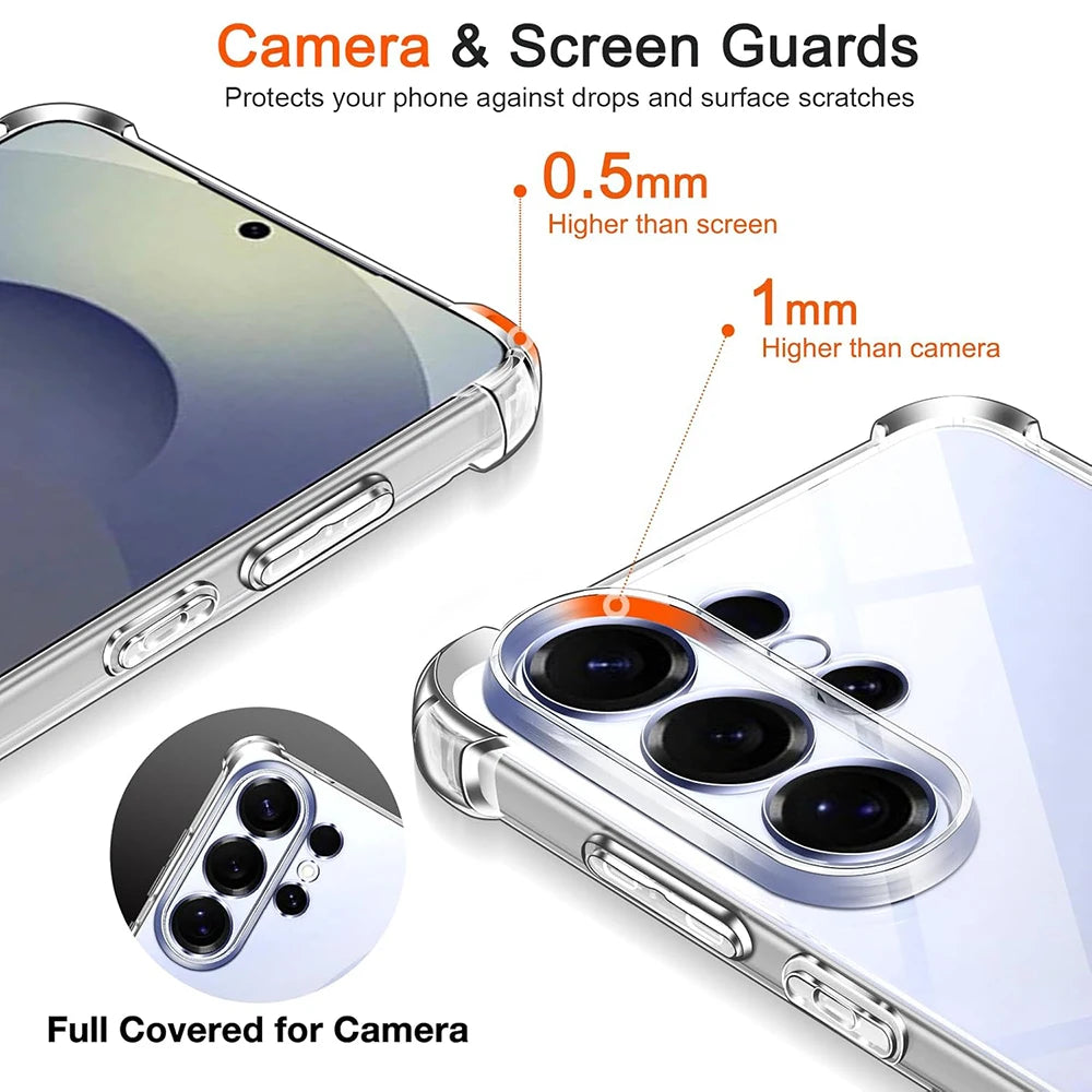 Shockproof Clear Air Case – S26 Ultra