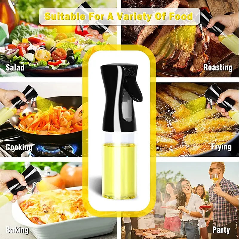 Olive Oil Spray Bottle – Refillable Cooking Sprayer (200–500ml)