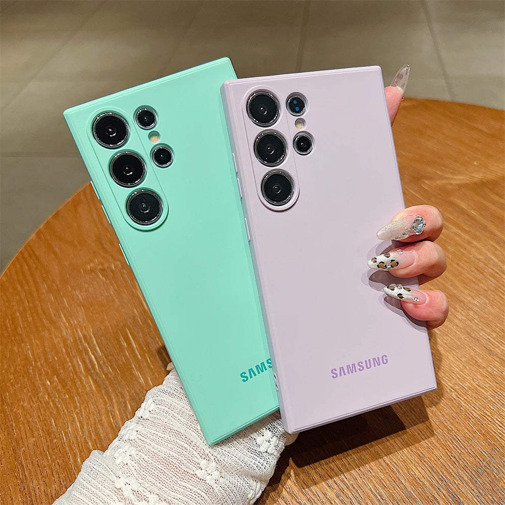 Soft Touch Silicone Case – Galaxy