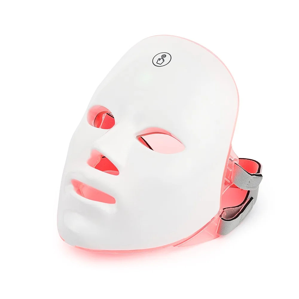 7-Color LED Face Mask – Rechargeable Anti-Aging Skin Therapy Device