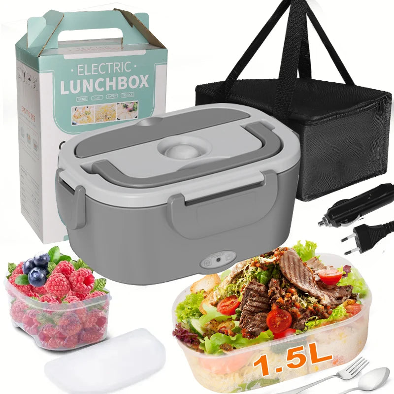 Electric Heated Lunch Box – Portable Food Warmer