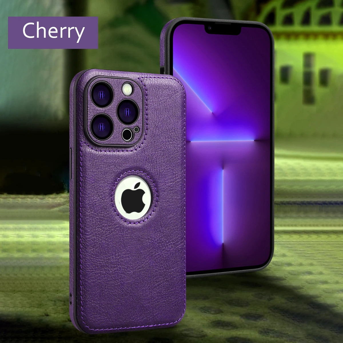 Luxury PU Leather Case for iPhone 15 Plus – Shockproof Premium Business Cover