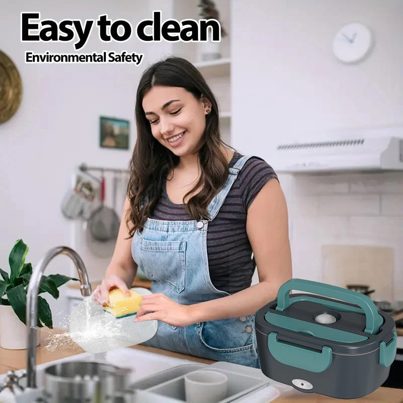 Electric Heated Lunch Box – Portable Food Warmer