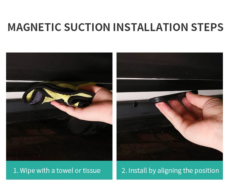 2 pcs RGB Car Door Glow Lights – Wireless Set