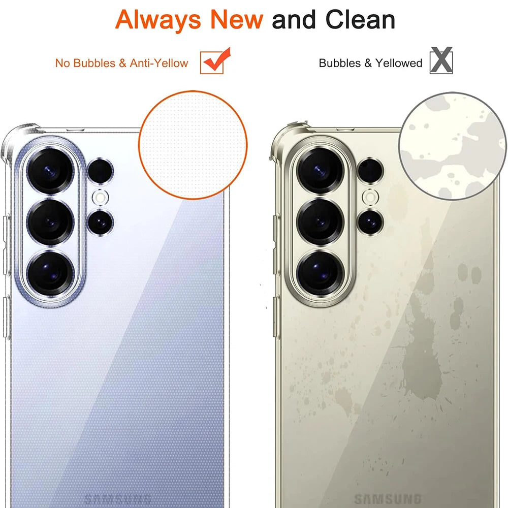 Shockproof Clear Air Case – S26 Ultra