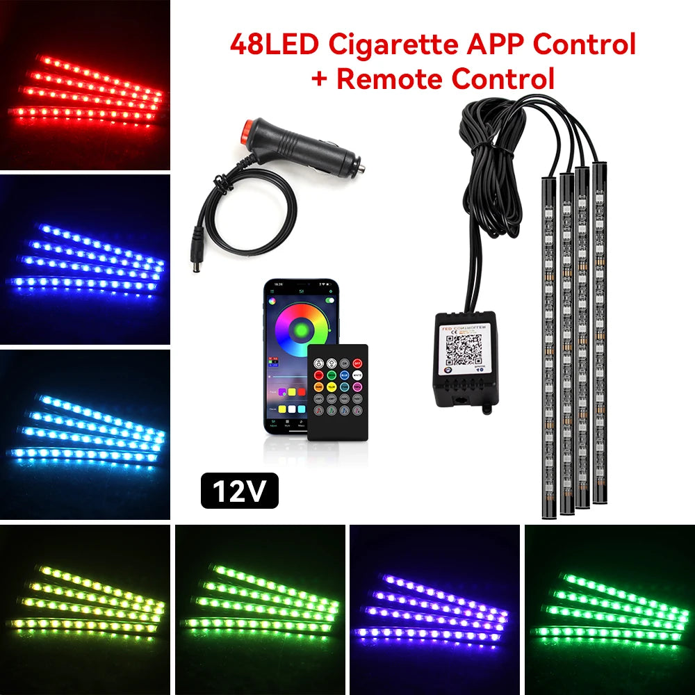 AuraGlow RGB LED – Interior Car Lights